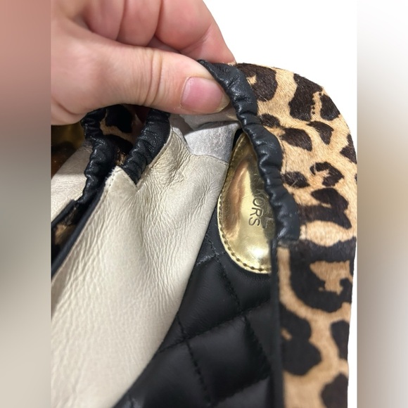 Michael Kors leopard print fur flat shoes Size 8, Shoes fit 7.5 - 8 - Picture 8 of 9